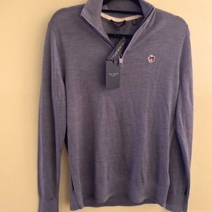 NWT, Ted Baker London MMK-TOOTING Ls Core Half Zip
